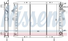 Nissens 63952 - RADIADOR RENAULT B(83-)120
