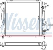 Nissens 63967A - RADIADOR RENAULT CLIO I(90-)1.7