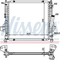 Nissens 63984 - RADIADOR RENAULT TWINGO I(93-)1.2 I