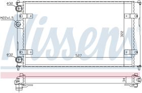 Nissens 639951 - RADIADOR SEAT CORDOBA(6K)(93-)1.6 I