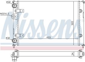 Nissens 639981 - RADIADOR SEAT CORDOBA(6K)(93-)1.9 S