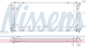 Nissens 640041 - RADIADOR SEAT TOLEDO I(1L)(91-)2.0