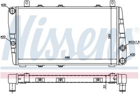 Nissens 64011 - RADIADOR SKODA FAVORIT(78)(89-)1.3