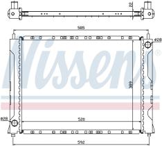 Nissens 642161 - RADIADOR HONDA CONCERTO(HW)(89-)1.6