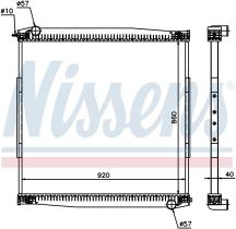 Nissens 640690 - RADIADOR SCANIA P96(96-).