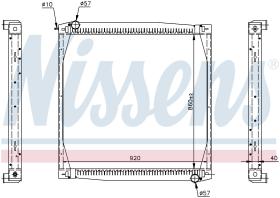 Nissens 64069A - RADIADOR SCANIA P96(96-).