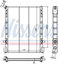 Nissens 64071 - RADIADOR SCANIA 3-SERIES(87-)R 143