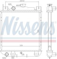 Nissens 64083 - RADIADOR SUZUKI SWIFT II(AH.AJ.EA.M