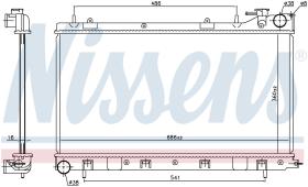 Nissens 64122 - RADIADOR SUBARU FORESTER(SG)(02-)2.