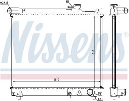 Nissens 64165 - RADIADOR SUZUKI VITARA(ET.TA)(88-)2
