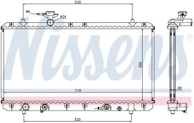  64166A - RADIADOR SUZUKI AERIO(ER)(01-)1.5 I