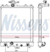 Nissens 641763 - RADIADOR SUZUKI WAGON R+(MM)(00-)1.