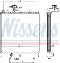 Nissens 64195 - RADIADOR SUZUKI IGNIS(FH)(00-)1.3 I