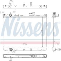 Nissens 64206 - RADIADOR SUZUKI GRAND VITARA/ESCUDO