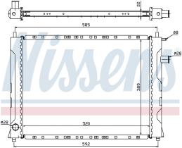 Nissens 642111 - RADIADOR MG ZS(01-)1.6 I 16V