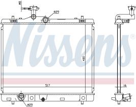 Nissens 64257 - RADIADOR SUZUKI SWIFT IV(FZ.NZ)(10-