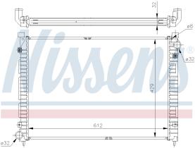 Nissens 64301A - RADIADOR LAND ROVER FREELANDER I(LN