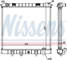 Nissens 64302A - RADIADOR RANGE ROVER II(LP)(94-)4.0
