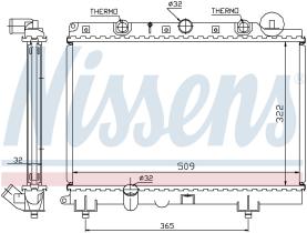 Nissens 64305A - RADIADOR ROVER 25 (RF) (99-) 2.0 D