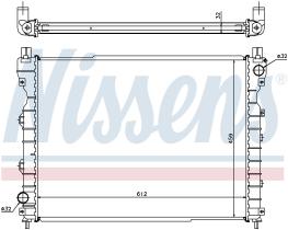 Nissens 64310A - RADIADOR LAND ROVER FREELANDER I(LN