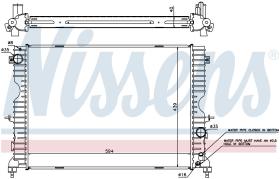 Nissens 64312A - RADIADOR LAND ROVER DISCOVERY II(LJ