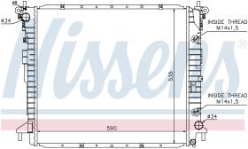 Nissens 64317 - RADIADOR SSANG YONG RODIUS(05-)2.7