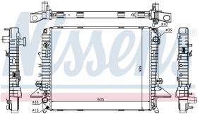Nissens 64321A - RADIADOR LAND ROVER DISCOVERY III(T