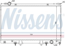 Nissens 645951 - RADIADOR LEXUS LS II(UCF20)(94-)400