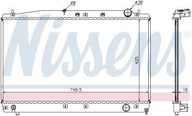 Nissens 64654A - RADIADOR TOYOTA AVENSIS VERSO(ACM20