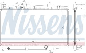Nissens 64655A - RADIADOR TOYOTA YARIS/ECHO I(#P10)(