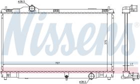 Nissens 64672 - RADIADOR LEXUS IS II(ALE20.GSE20)(0