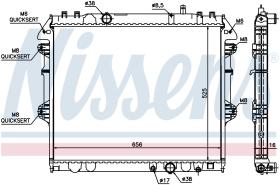 Nissens 64681 - RADIADOR TOYOTA HI-LUX VII(AN10.AN2