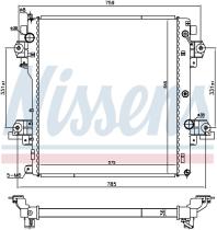 Nissens 646824 - RADIADOR TOYOTA LAND CRUISER PRADO