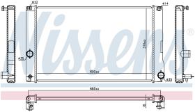 Nissens 646842 - RADIADOR LEXUS CT(ZWA10)(10-)200H