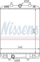 Nissens 64687 - RADIADOR CITROEN C1(PM.PN)(05-)1.4