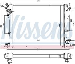 Nissens 646904 - RADIADOR LEXUS IS II(ALE20.GSE20)(0