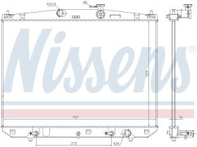 Nissens 646923 - RADIADOR TOYOTA HIGHLANDER/KLUGER(X