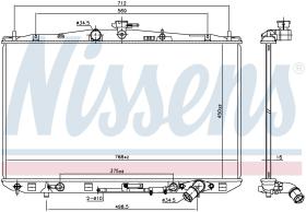 Nissens 646936 - RADIADOR LEXUS RX III(AGL10.GGL15.G