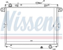 Nissens 646937 - RADIADOR TOYOTA LAND CRUISER J100(9