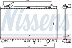 Nissens 646948 - RADIADOR LEXUS IS III(ASE30.AVE30.G