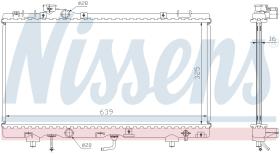 Nissens 647041 - RADIADOR TOYOTA PASEO II(EL54)(95-)