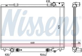 Nissens 647451 - RADIADOR TOYOTA PREVIA/ESTIMA(R1#.R