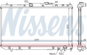 Nissens 64785A - RADIADOR TOYOTA AVENSIS(T22#)(97-)2