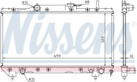 Nissens 64838A - RADIADOR TOYOTA CARINA E(T19#)(92-)