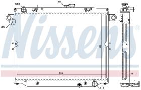 Nissens 64881 - RADIADOR TOYOTA LAND CRUISER J100(9