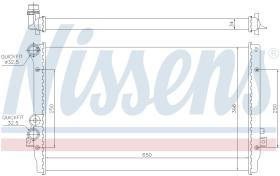 Nissens 65012 - RADIADOR SEAT LEON(1M1)(99-)1.9 TDI