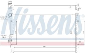 Nissens 65012 - RADIADOR SEAT LEON(1M1)(99-)1.9 TDI