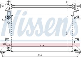 Nissens 65231A - RADIADOR VOLKSWAGEN LT(2D)(96-)2.5