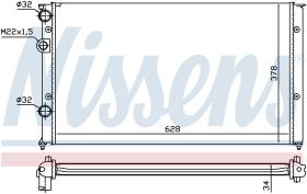 Nissens 652451 - RADIADOR SEAT AROSA(6H)(97-)1.0 I