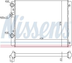  652341 - RADIADOR SEAT AROSA(6H)(97-)1.0 I